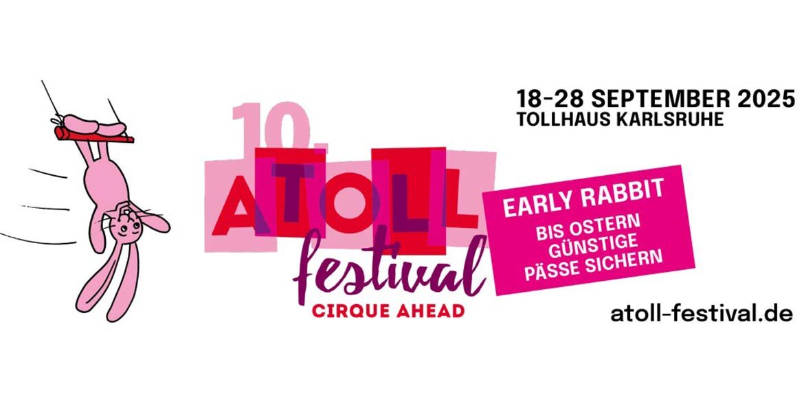 EARLY RABBIT-TICKET für das ATOLL FESTIVAL 2025,